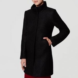 Loft Funnel Neck Wool Coat Size L.
